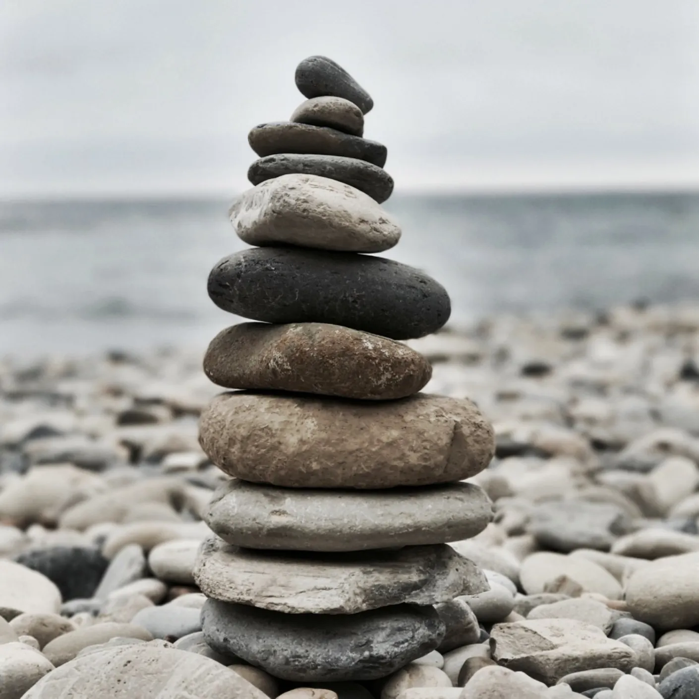 Sten til mindfulness og meditation